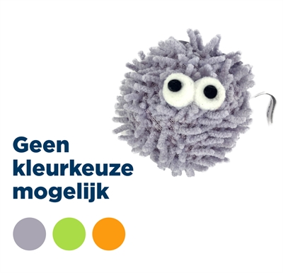 Fofos Bal Gezicht Met Ratel Assorti 6x5x4 cm