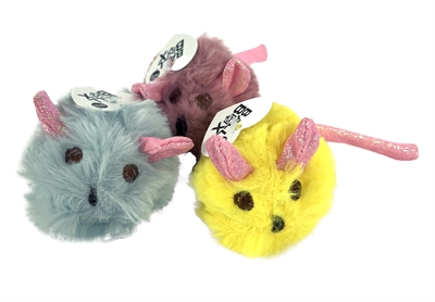 Fofos Pluche Muis Met Glitterstaart 14.5x6x6 cm