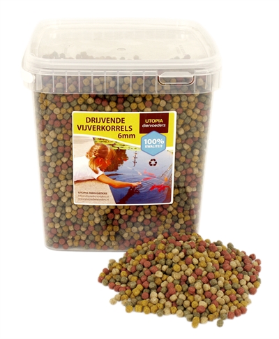 Utopia Diertotaal Vijverkorrel Drijvend 6 mm 2 kg