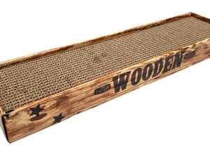 Croci Krabplank Homedecor Noce Houtprint Bruin 48x12.5x5 cm