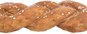 Trixie Denta Fun Chicken Bread Gevlochten 15 cm 75 gr 50 st