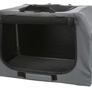 Trixie Soft Kennel Easy Reisbench Grijs 50x36x33 cm