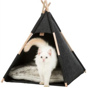 Trixie Kattenmand Tipi Vilt Antraciet 55x55x65 cm