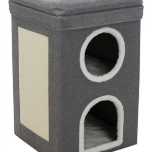 Trixie Krabpaal Cat Tower Saul Grijs 39x39x64 cm