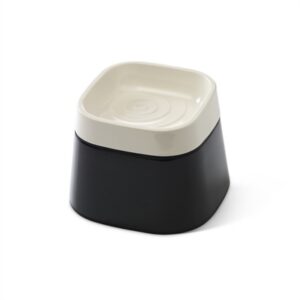 Savic Ergo Cube Drinkbak Creme / Zwart 22x22x16 cm
