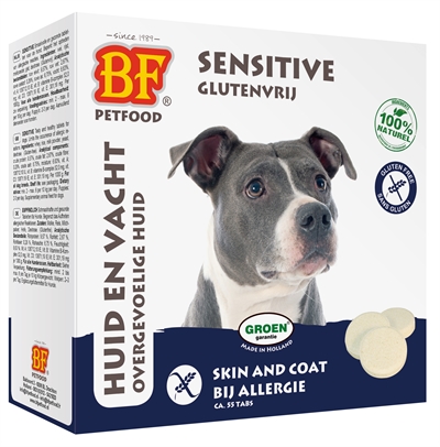 BF Petfood Hondensnoepje Sensitive Hypoallergeen Skin En Coat 55 st