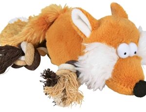 Trixie Vos Pluche Met Touw 34cm 2 st