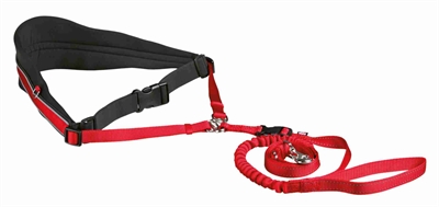 Trixie Hondenriem Met Buikriem Neopreen Gevoerd Rood 70-120x1.2 cm / 110-150x2 cm