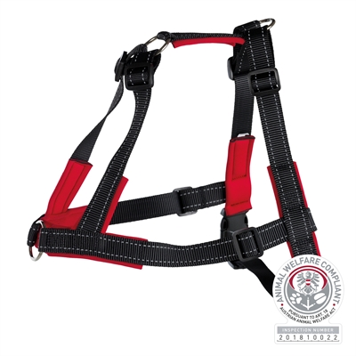 Trixie Hondentuig Trainingstuig Lead'n'walk Soft Zwart 45-70x2.5 cm