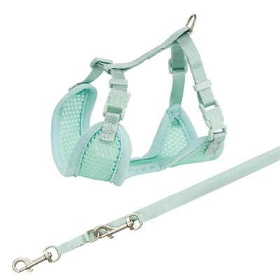 Trixie Junior Puppytuig Soft Met Riem Mintgroen 26-34x1 cm / 2 Mtr