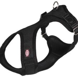 Trixie Hondentuig Touring Comfort Soft Zwart 25-35x1.5 cm