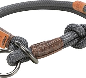 Trixie Halsband Hond BE Nordic Halfslip Donkergrijs / Bruin 30x0.6 cm