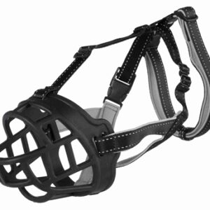 Trixie Muilkorf Muzzle Flex Silicone Zwart S 20x20 cm