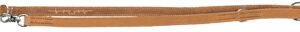 Trixie Hondenriem Rustic Heartbeat Verstelbaar Vetleer Bruin 200x2 cm