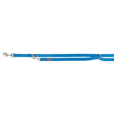 Trixie Hondenriem Premium Verstelbaar Tweelaags Royal Blauw 200x1.5 cm