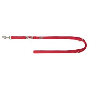 Trixie Hondenriem Premium Verstelbaar Tweelaags Rood 200x1.5 cm