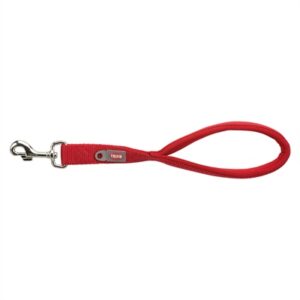 Trixie Hondenriem Premium Korthouder Rood 37x2.5 cm
