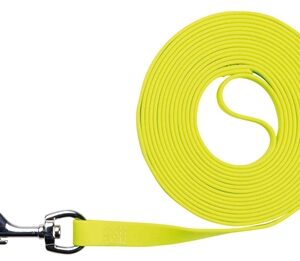 Trixie Hondenriem Easy Life Sleeplijn Neon Geel 5 Mtrx1.7 cm