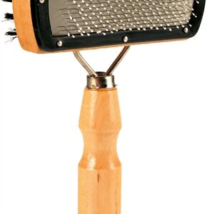 Trixie Slickerborstel Dubbelzijdig Nylon Haren / Metalen Pinnen 18x10 cm 3 st