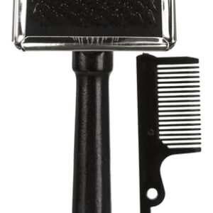 Trixie Slickerborstel Houten Greep / Metalen Pinnen Assorti 13x6 cm 3 st