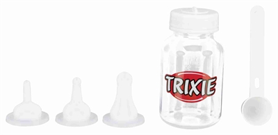 Trixie Zoogflessenset Transparant / Wit 3x120 ml