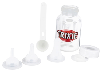 Trixie Zoogflessenset Transparant / Wit 3x120 ml