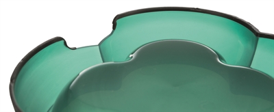 Trixie Voerbak / Waterbak Transparant Kunststof / Rubberring Assorti 12 cm 250 ml 4 st