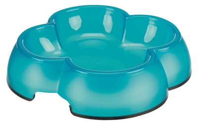 Trixie Voerbak / Waterbak Transparant Kunststof / Rubberring Assorti 12 cm 250 ml 4 st