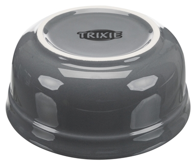 Trixie Voerbak-Set Keramiek / Metaal Petrol / Grijs 2x600 ml