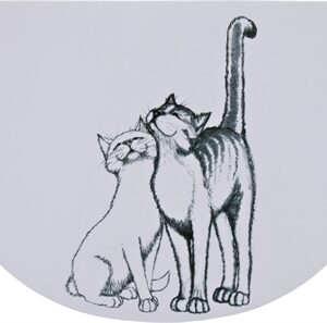 Trixie Placemat Kroelkonten Wit 40x30 cm 6 st