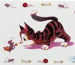 Trixie Placemat Stripkat 44x28 cm 6 st