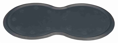 Trixie Placemat Natuurrubber Donkergrijs 45x25 cm 2 st