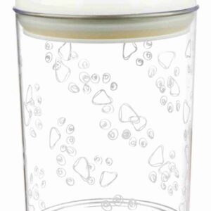 Trixie Voorraadpot Kunststof Transparant / Wit 1.5 ltr 17.5 cm