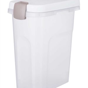 Trixie Voerton Luchtdicht Afsluitbaar Kunststof Transparant Wit / Wit 15 ltr 22x34x41.5 cm