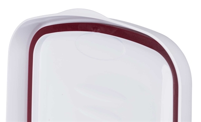 Trixie Voerton Luchtdicht Afsluitbaar Kunststof Transparant Wit / Wit 15 ltr 22x34x41.5 cm
