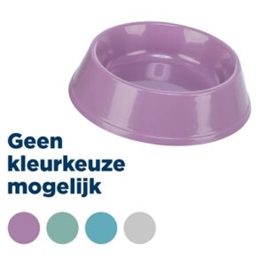 Trixie BE Eco Voerbak / Waterbak Kat Kunststof Assorti 12 cm 200 ml 4 st