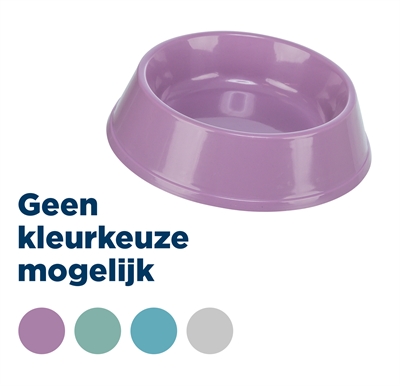 Trixie BE Eco Voerbak / Waterbak Kat Kunststof Assorti 12 cm 200 ml 4 st