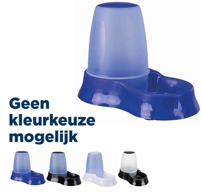 Trixie Voer- En Waterdispenser Kunststof Assorti 21x12x15 cm 600 ml 2 st