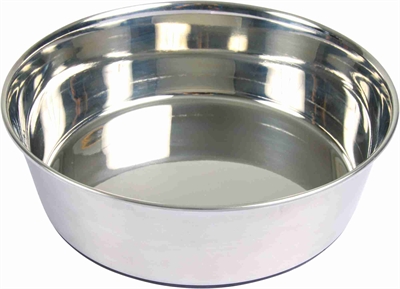 Trixie Voerbak RVS / Rubberbodem 14x14 cm 500 ml 4 st