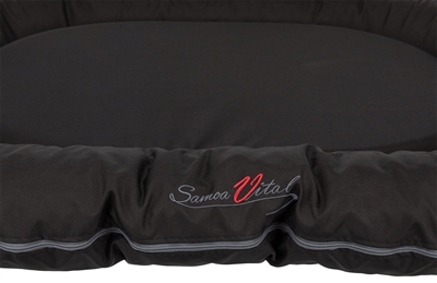 Trixie Kussen Samoa Vital Ovaal Orthopedisch Zwart 90x70x11 cm
