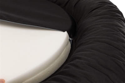 Trixie Kussen Samoa Vital Ovaal Orthopedisch Zwart 90x70x11 cm