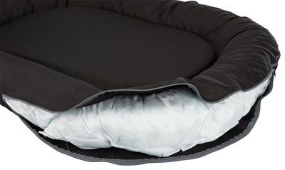 Trixie Kussen Samoa Vital Ovaal Orthopedisch Zwart 90x70x11 cm