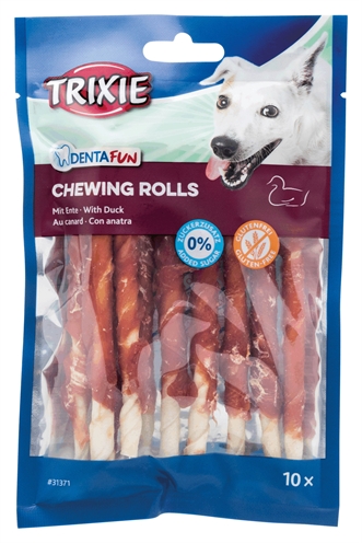 Trixie Denta Fun Duck Chewing Rolls 80 gr 12 cm