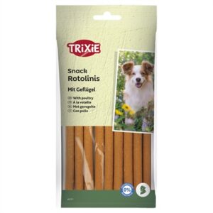 Trixie Soft Snack Rotolinis Gevogelte 12 cm 12x12 st