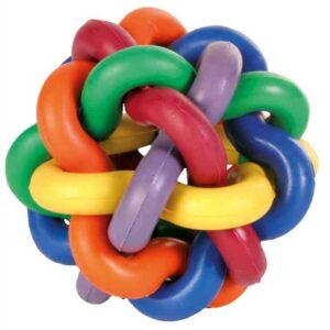 Trixie Natuurrubber Knoopbal 7x7x7 cm 3 st