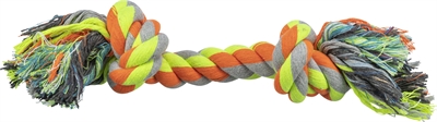 Trixie Touw Oranje / Lime / Grijs 40 cm 3 st