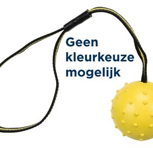Trixie Natuurrubber Bal Aan Rubberen Singelband Assorti 35x6x6 cm 3 st