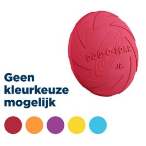 Trixie Dog Disc Drijvend Natuurrubber Assorti 15x15 cm 3 st