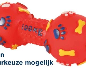 Trixie Vinyl Halter Met Geluid Assorti 15 cm 4 st