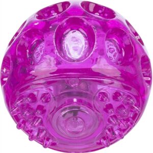 Trixie Knipperbal Zonder Geluid Drijvend TPR Roze 6x6x6 cm 3 st